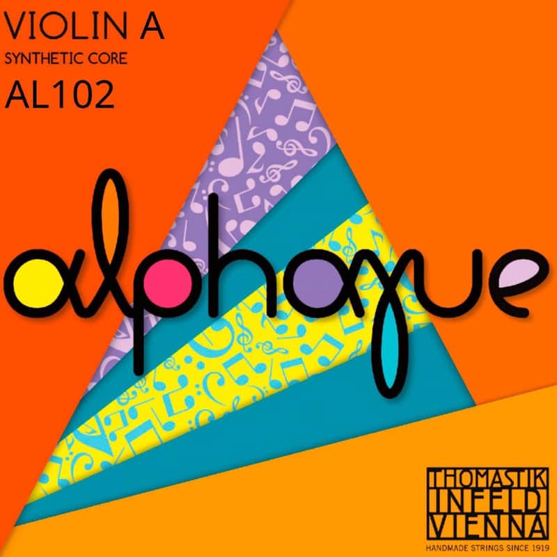 Thomastik-Infeld AL02 Alphayue Aluminum Wound Synthetic Core 4/4 Violin String - A (Medium) image 1