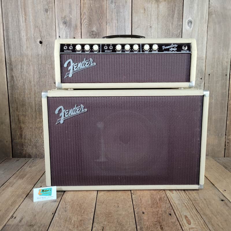 Fender Tremolux 6G9-A 1961 Rough Blonde Tolex Tone Ring Cabinet - Blonde image 1