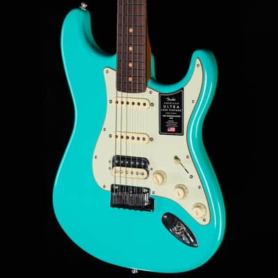 Fender American Ultra Luxe Vintage '60s Stratocaster HSS Rosewood Fingerboard Sea Foam Green (844) image 1