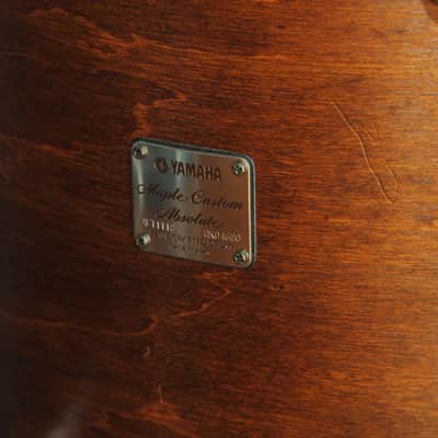 Yamaha Maple Custom Absolute - vintage black 18" floor tom image 17