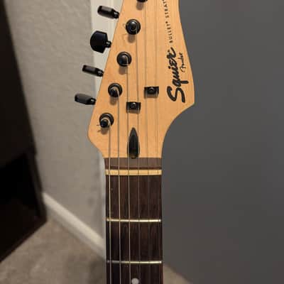 Fender Squier Strat Bullet 2016 - Gloss Black w/EMG Pick Ups image 3