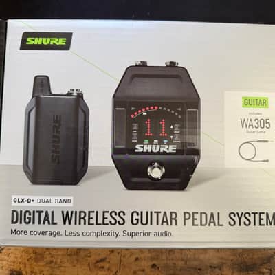 Shure GLXD16+ Wireless Guitar Pedal System 2023 - Present - Black image 1