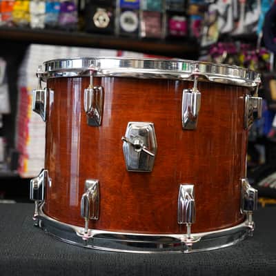 1985 Tama/Japan Superstar Series Rare 14" Birch Shell Tom - Super Mahogany Lacquer 10x14'' Tom image 4