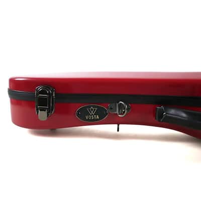 Vosta Red Archtop Fiberglass Tenor Ukulele Hardshell Case image 5