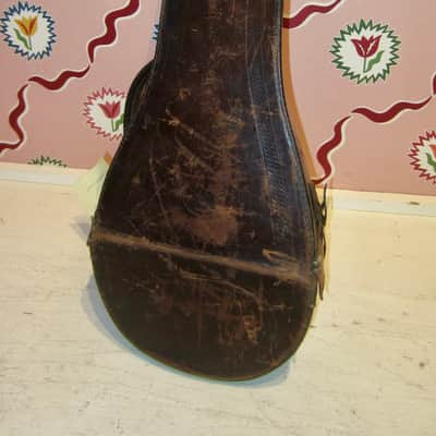 Ditson "Empire" Bowl Back Mandolin 1920s - Natural w/ Crazy Original Case! image 7