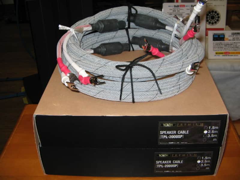 TiGLON Premium Speaker Cable TPL-2000SP - 2.5m - Clean Used Condition with Original Box image 1