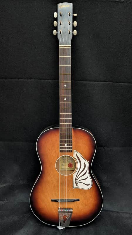 c.1960s Egmond 105/0 Parlor Guitar, Made in Holand image 1