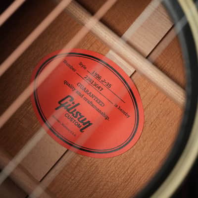 Gibson 1936 J35 Custom Shop Historic Series 2023 image 11