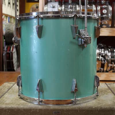 1980s Tama 16x16 Granstar Floor Tom in Nile Blue image 5