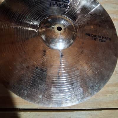 Paiste 14" Alpha Medium Hi-Hat Cymbals (Pair) 2010 - 2016 - Brilliant image 2