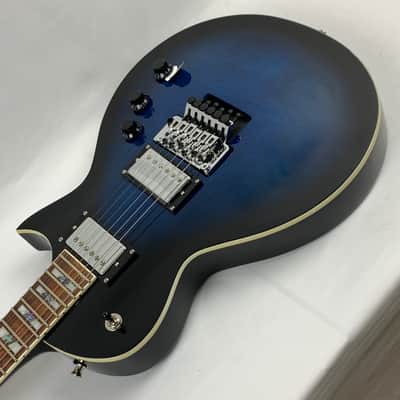 ESP LTD AS-1 FR FM Alex Skolnick Black Aqua Sunburst BLKAQSB + Hardshell Case B-Stock - KOREA image 9
