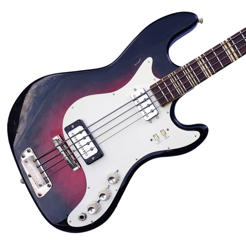 1966 Hofner 185 shortscale bass in Redburst Tocotronic (Vintage, Restored) image 1