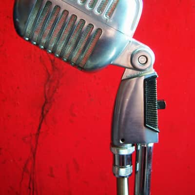Vintage 1960's Shure 55SW Unidyne dynamic Microphone LED lamp mod Elvis 55S 55 556S image 6