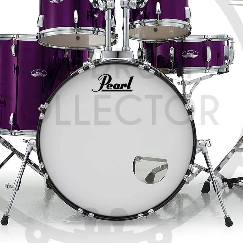 Pearl Logo Modern Decal Adhesive Vinyl Bass Drum (All Colours Available). image 1
