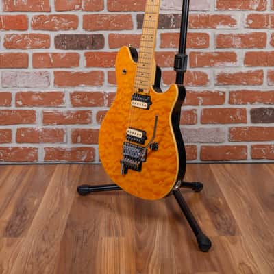 Peavey EVH Wolfgang Special Quilted Maple Top Amber 1999 w/OHSC image 5