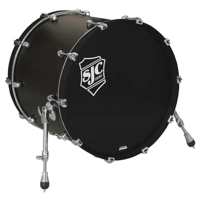 SJC Drums Navigator 18" x 22" Bass Drum-Deep Olive Green *USA Small Business* image 3