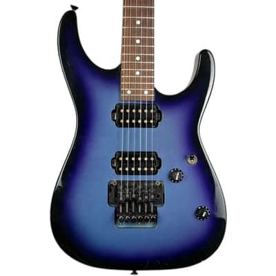 1992 Charvel Jackson CDS-075-SSH STVB (See Through Violet Blue