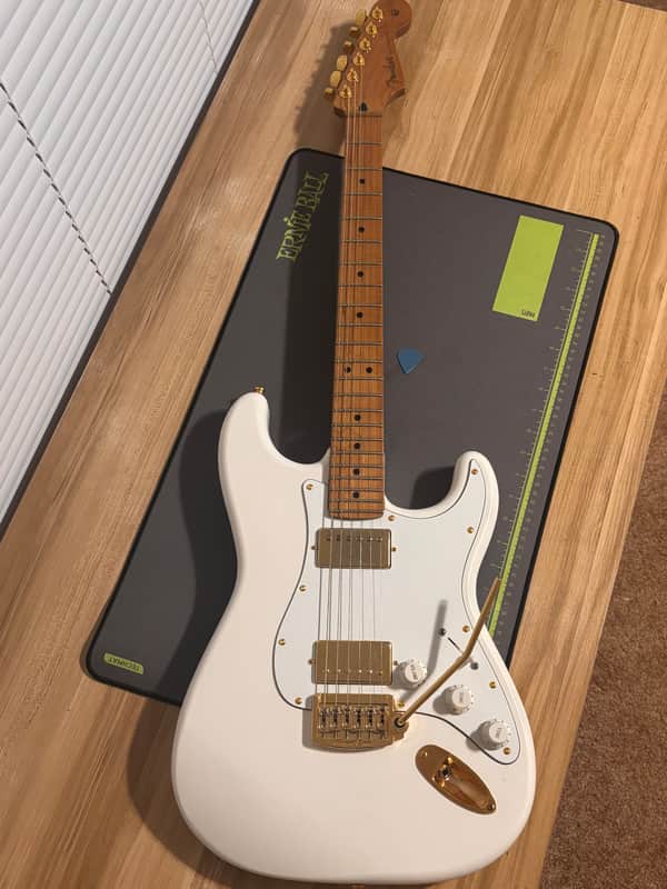 Fender Partscaster, Roasted Flamed Maple Neck w Floyd Rose Railtail image 1