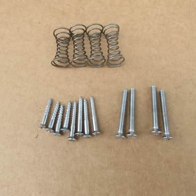 Vintage 1960s Univox Guitar Pickup Mounting & Height Adjustment Screws & Springs image 2