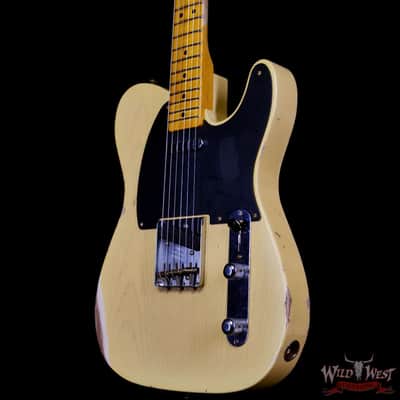 Fender Custom Shop 1951 Nocaster Ash Body Maple Neck Relic Faded Aged Nocaster Blonde 6.75 LBS image 2