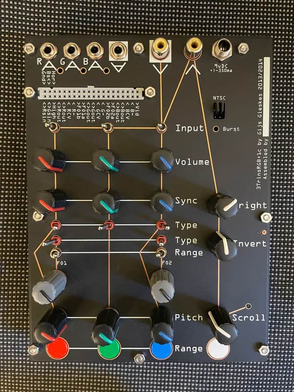 Gieskes 3TrinsRGB+1c Standalone Video Synthesizer image 1