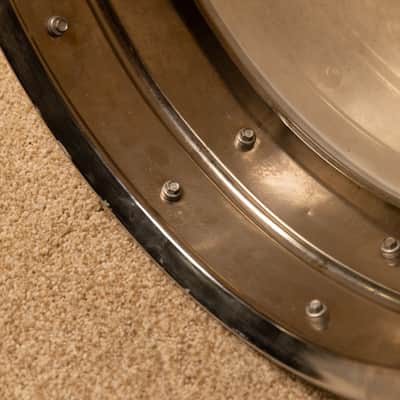 1960s Ludwig 5x14 Pre Serial Super 400 Chrome Over Brass Snare Drum image 14