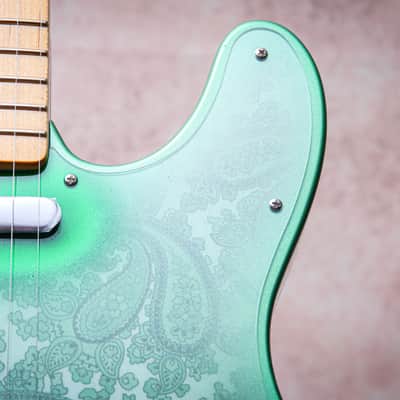 FENDER USA Custom Shop 68 Reissue Telecaster NOS "Green Paisley + Maple" (2025) image 9