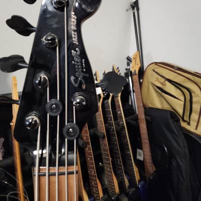 Squier Contemporary Active Jazz Bass V HH 2022 - Present - Gunmetal Metallic image 4