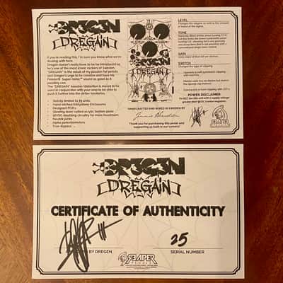 Reaper Pedals Dregain Dregen Signature #25/75 image 10