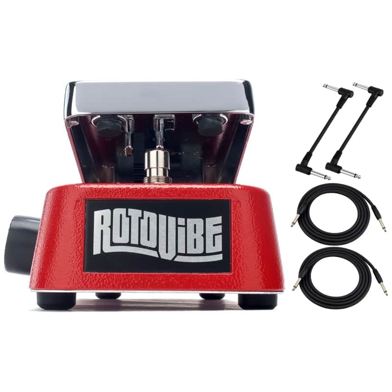 Dunlop JD4S Rotovibe Chorus Vibrato Expression Effects Pedal with Cables image 1