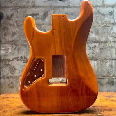 Warmtone CG SSS Strat Style Guitar Body Flamed Maple “Sun” 4.7lbs image 2