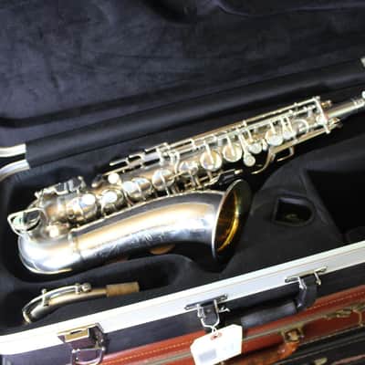 Conn F-Mezzo Soprano Saxophone ORIGINAL SILVER PLATE image 2