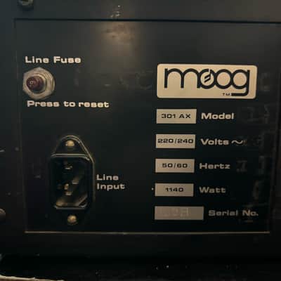 Moog Synamp AX 301 1978 - good image 3