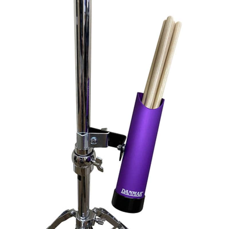 Danmar Drum Stick Holder Purple Anodized Aluminum image 1
