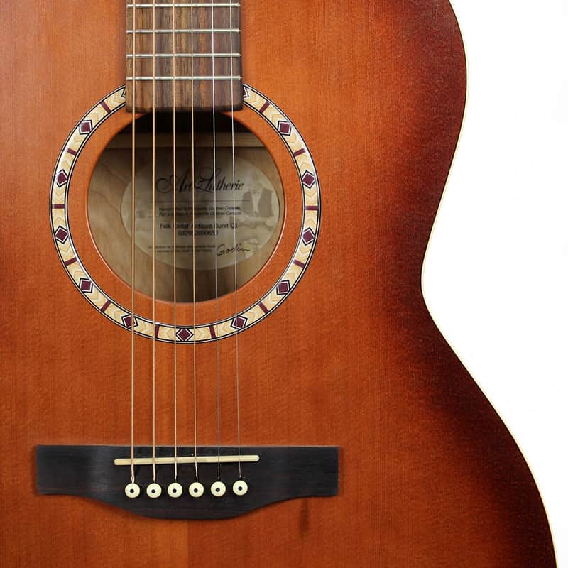 Art & Lutherie Folk Cedar Antique Burst QI Acoustic Electric | Reverb