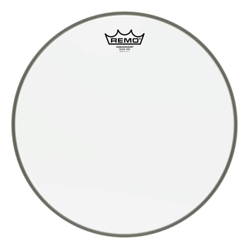 Remo SA-0114-00 Ambassador Hazy Snare Side Drumhead, 14" image 1