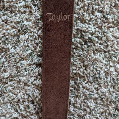 Taylor Leather Badge Guitar Strap 2010s - Tan image 4