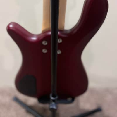 Warwick RockBass Streamer 5-String Bass - Satin Maroon image 3