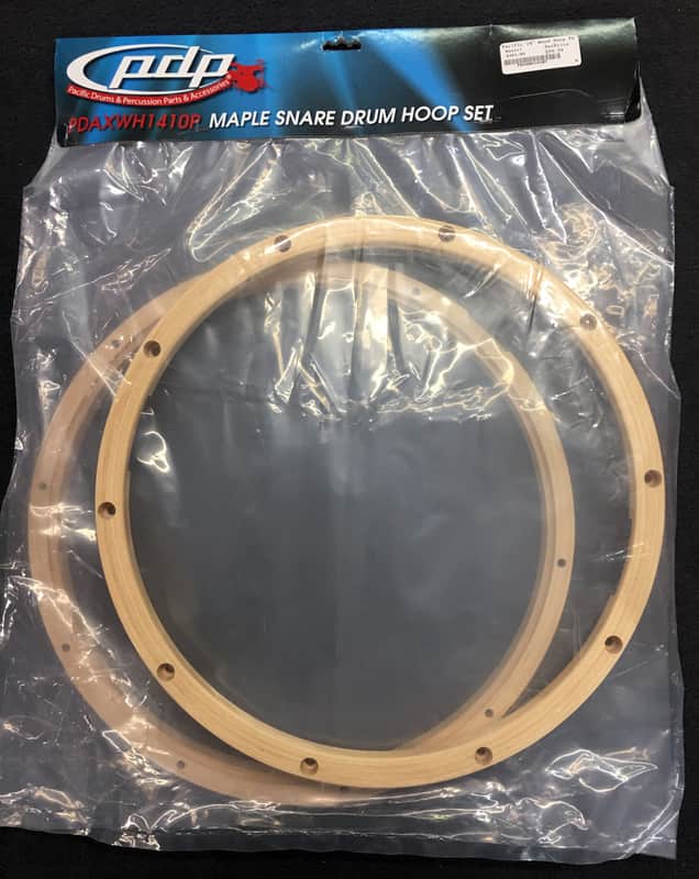 PDP PDAXWH1410P 14" 10-Lug Pair Snare Drum Wood Hoops image 1