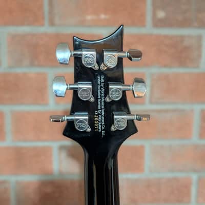 PRS SE Custom 24 2013 - Gray Black Flame top image 8
