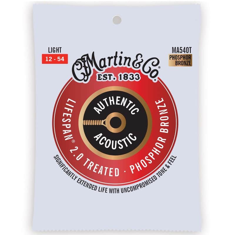 C.F. Martin & Co Martin Phosphor Bronze Lifespan MA540T 12...