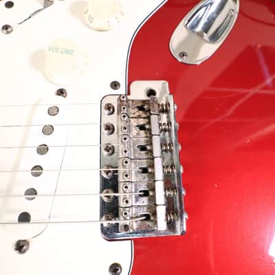 1998 Fender Deluxe Powerhouse Stratocaster Electric Guitar Red image 24