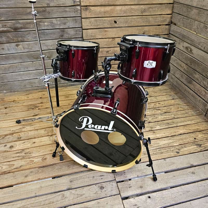 Drum Kit Pearl Export Red USED! RKEX230825 image 1