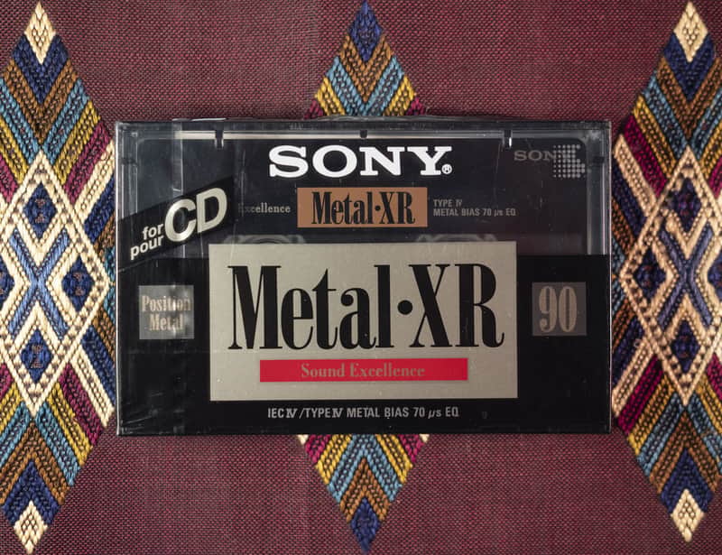 1x SONY Metal XR (type IV) C90 audio cassette - sealed image 1