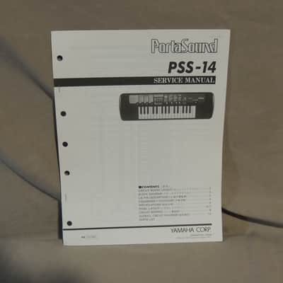 Yamaha PortaSound PSS-14 Service Manual [Three Wave Music]