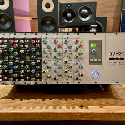 Solid State Logic SSL X-Rack Chassis loaded with 4x EQ & 4x Dynamic Modules image 1