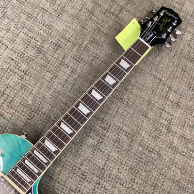Epiphone Les Paul Standard '60s Quilt Top in Transparent Blue image 3