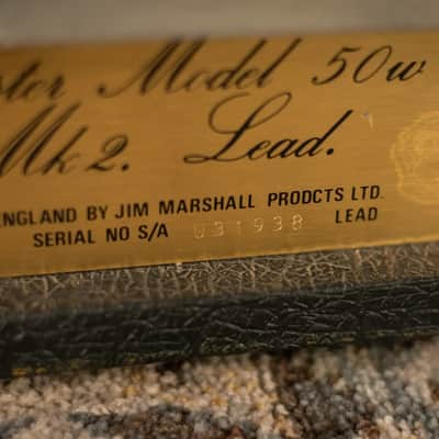 Marshall JCM 800 Lead Series 2204 Master Model 50W Mk2 Guitar Amplifier Head - Used image 9