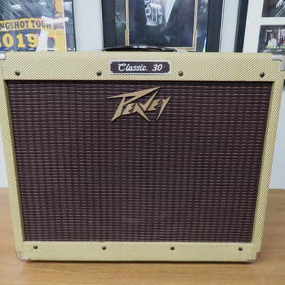Peavey Classic 30 2-Channel 30-Watt 1x12" Guitar Combo w. Pedal and Upgraded Speaker image 1