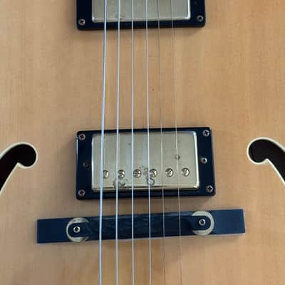 Epiphone Emperor II Hollowbody Archtop Electric Guitar – Natural – 2006 – w/ Soft Case image 13
